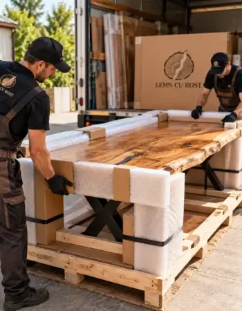 Live-Edge Table Ready for Delivery